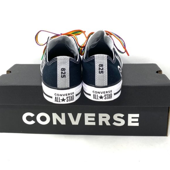 Converse Ctas Low Top Canvas Black Wedding Women's Sneakers Custom 171213C-BLWT - Picture 8 of 12